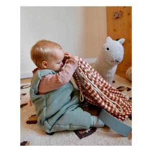 Tante Reine - Organic cotton footed sleeping bag | Sage