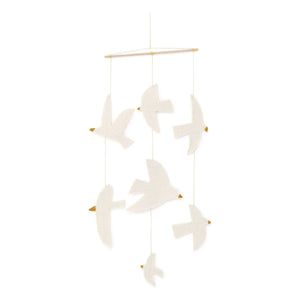 Muskhane - Birdy Felt Mobile | Ecru