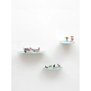 Moustache - Isola Ceramic Shelf, Studio Brichetziegler - 3-Piece Set | Almond Green