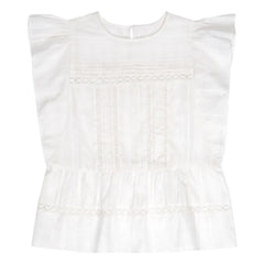 the new society - Corfu Blouse - Women's Collection | White
