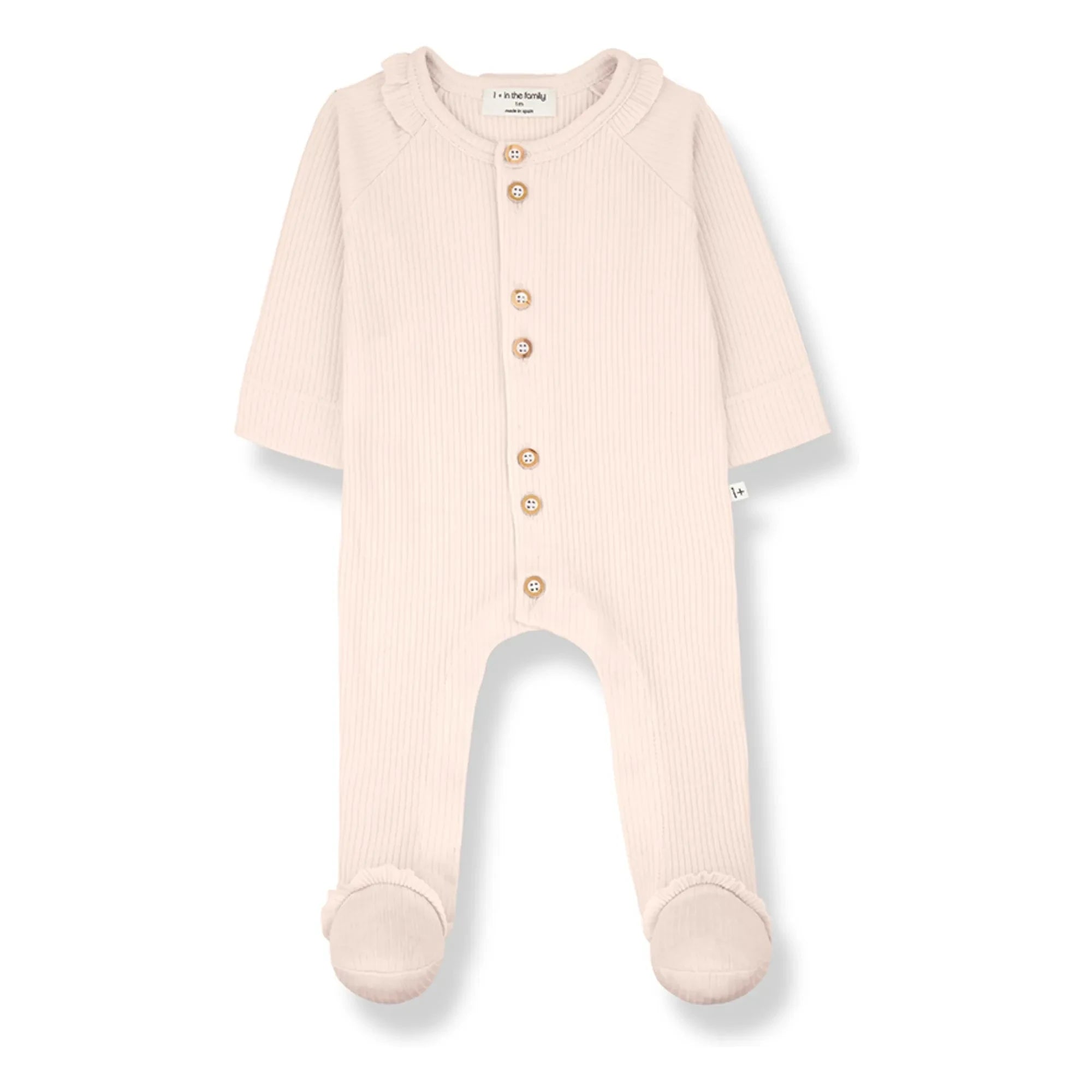 1+ in the Family - Clareta Ribbed Pajamas | Beige Pink