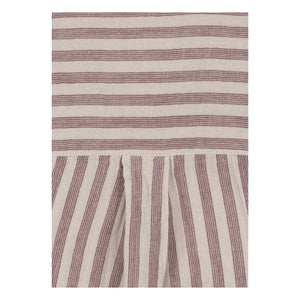 Konges Sløjd - Ely Striped Organic Cotton Shirt | Red