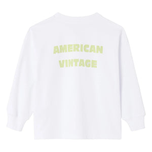 American Vintage - Fizvallay Long Sleeve T-Shirt | White