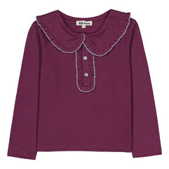 Hello Simone - Matou Organic Cotton T-Shirt | Burgundy