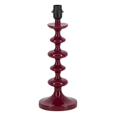 House of Capricorn - Freixo Wooden Lamp Base | Burgundy
