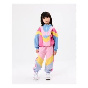 Goldie + Ace - Renk Bloklu Polar Jogger | Pembe