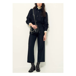 Sessùn - Alberwool Recycled Fiber Trousers | Black