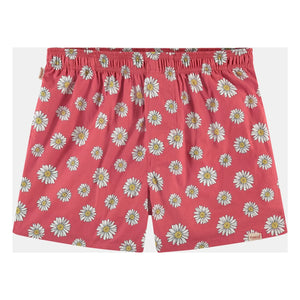 Pockies - Red Flower Boxer Shorts | Red