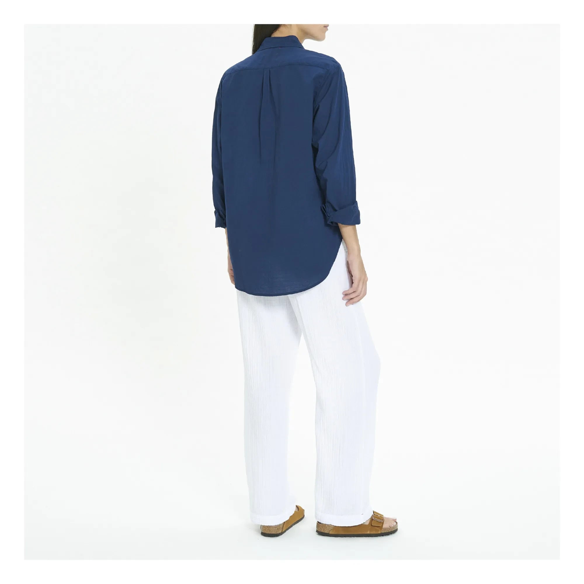 Xirena - Beau Cotton Poplin Shirt | Navy