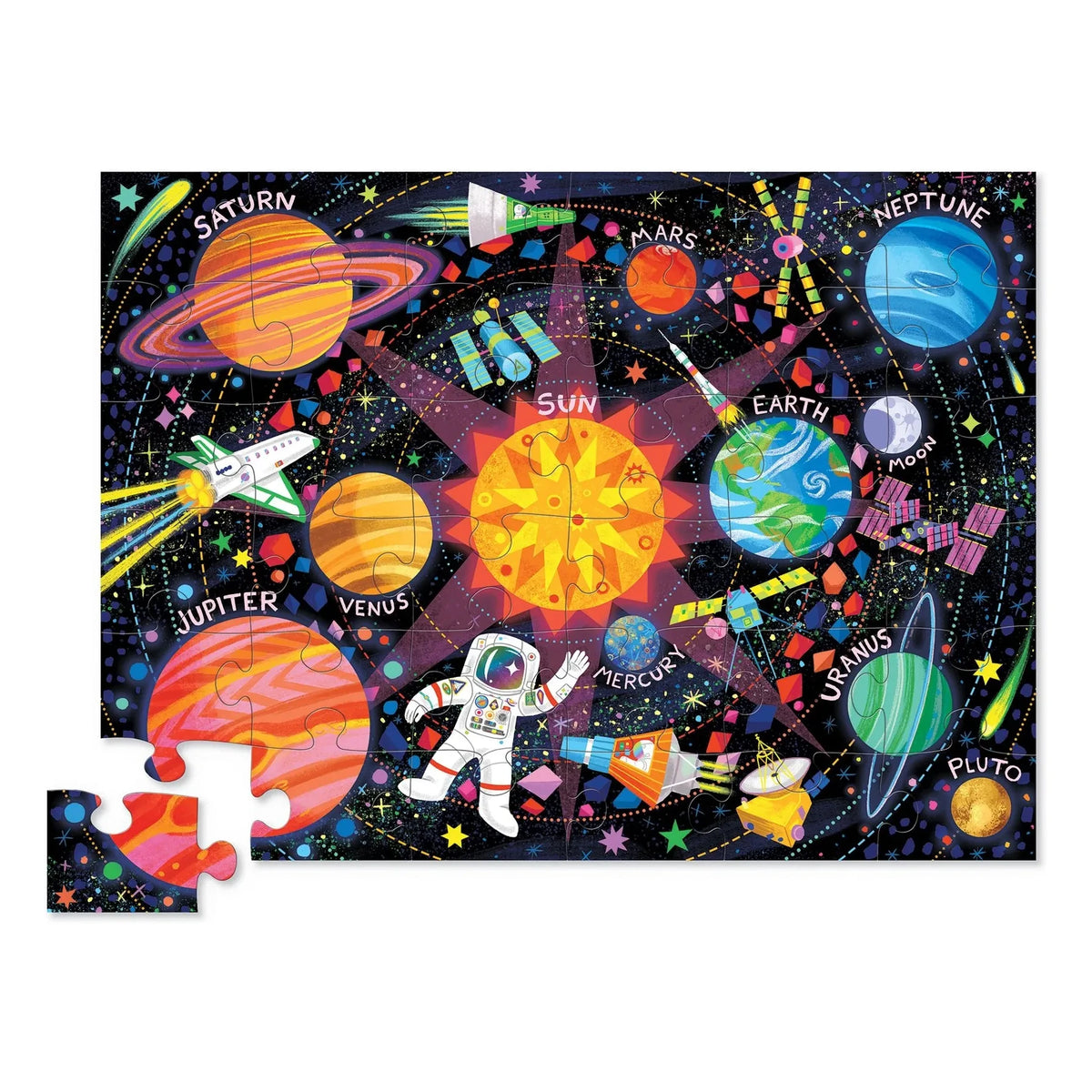 Crocodile Creek - Space Exploration Puzzle - 36 Pieces