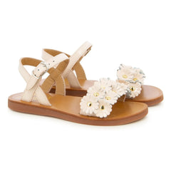 Pom d'Api - Plagette Multi Flo Sandals | Beige Pink