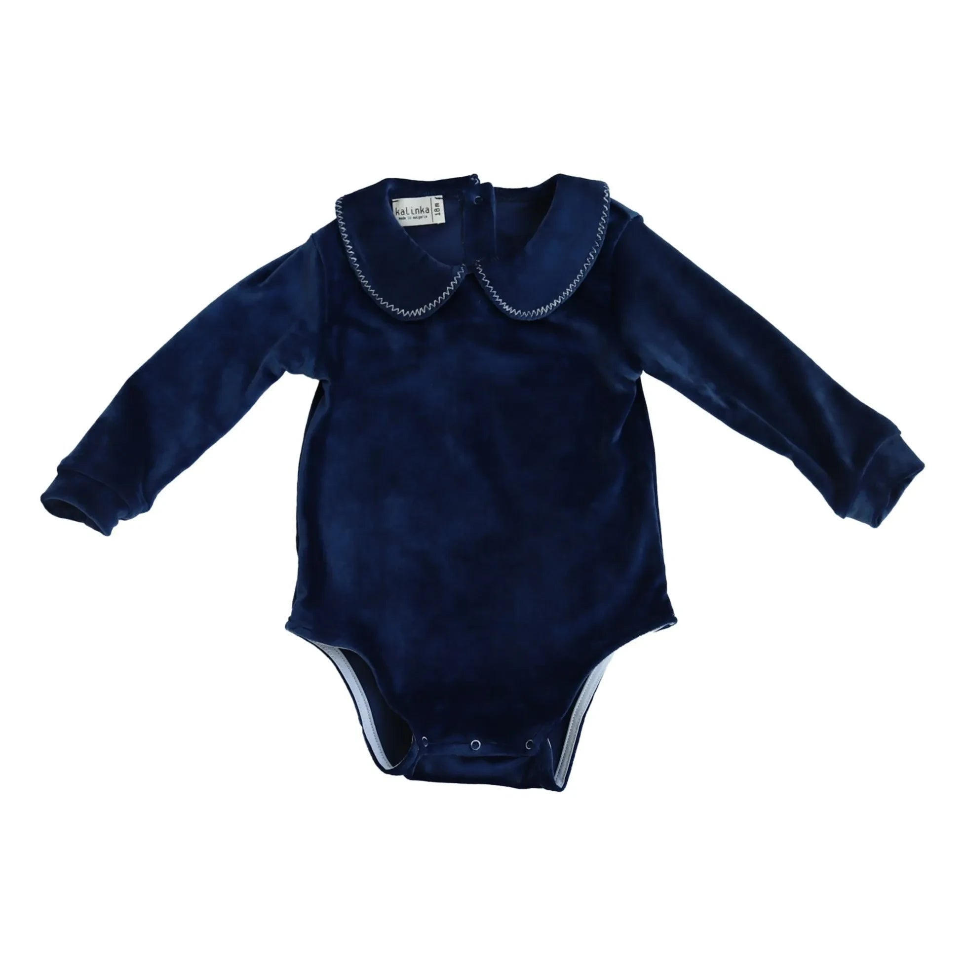 Kalinka - Rita Velours jumpsuit | Dark Blue