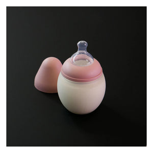 Elhée - Orthodontic Pacifier Medical Silicone Bottle | Blush