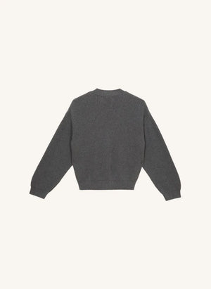 Smallable Kid - Abbey Organic Cotton Cardigan | Grey Mélange