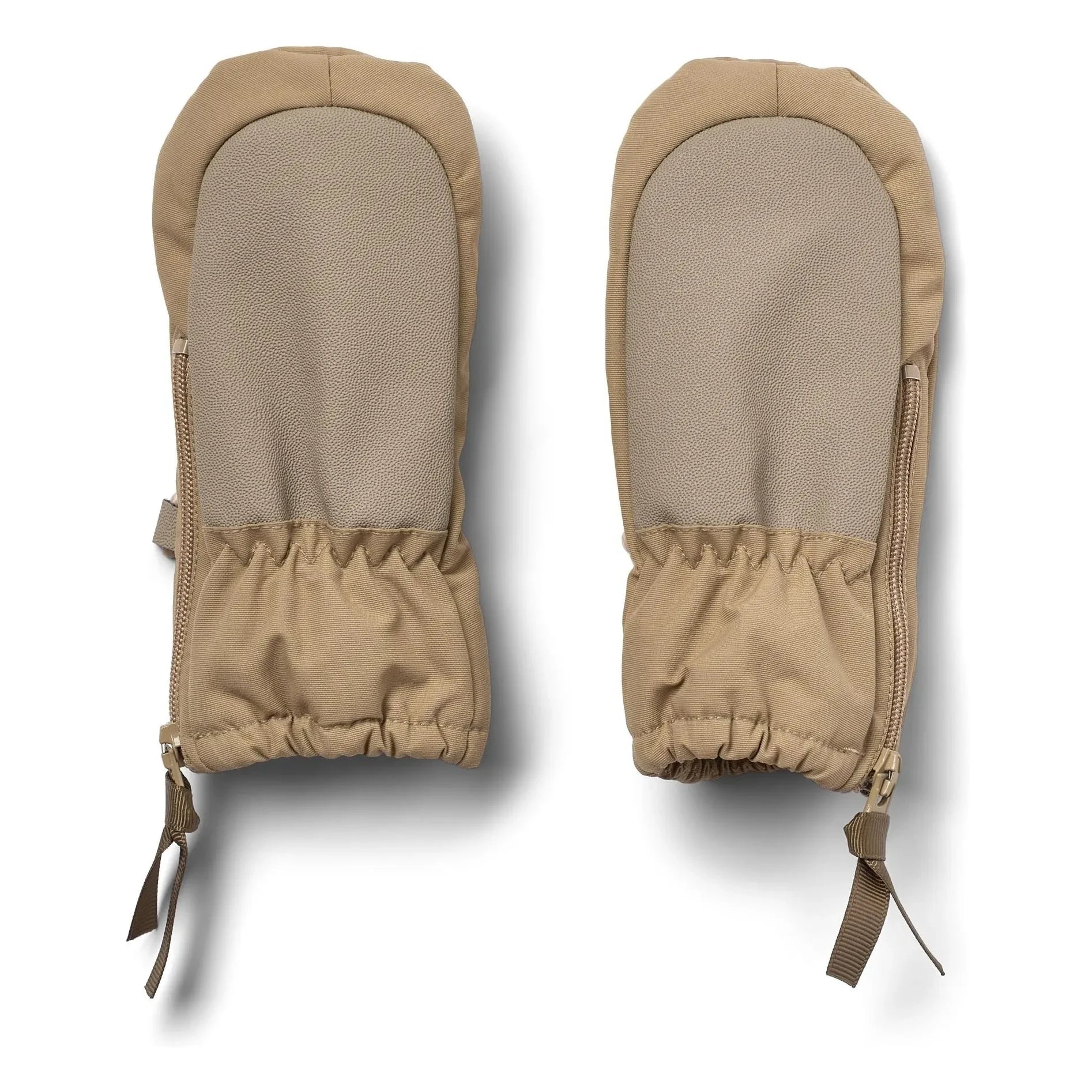 Wheat - Recycled Fiber Ski Gloves | Beige