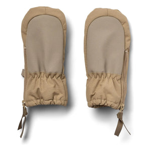 Wheat - Recycled Fiber Ski Gloves | Beige