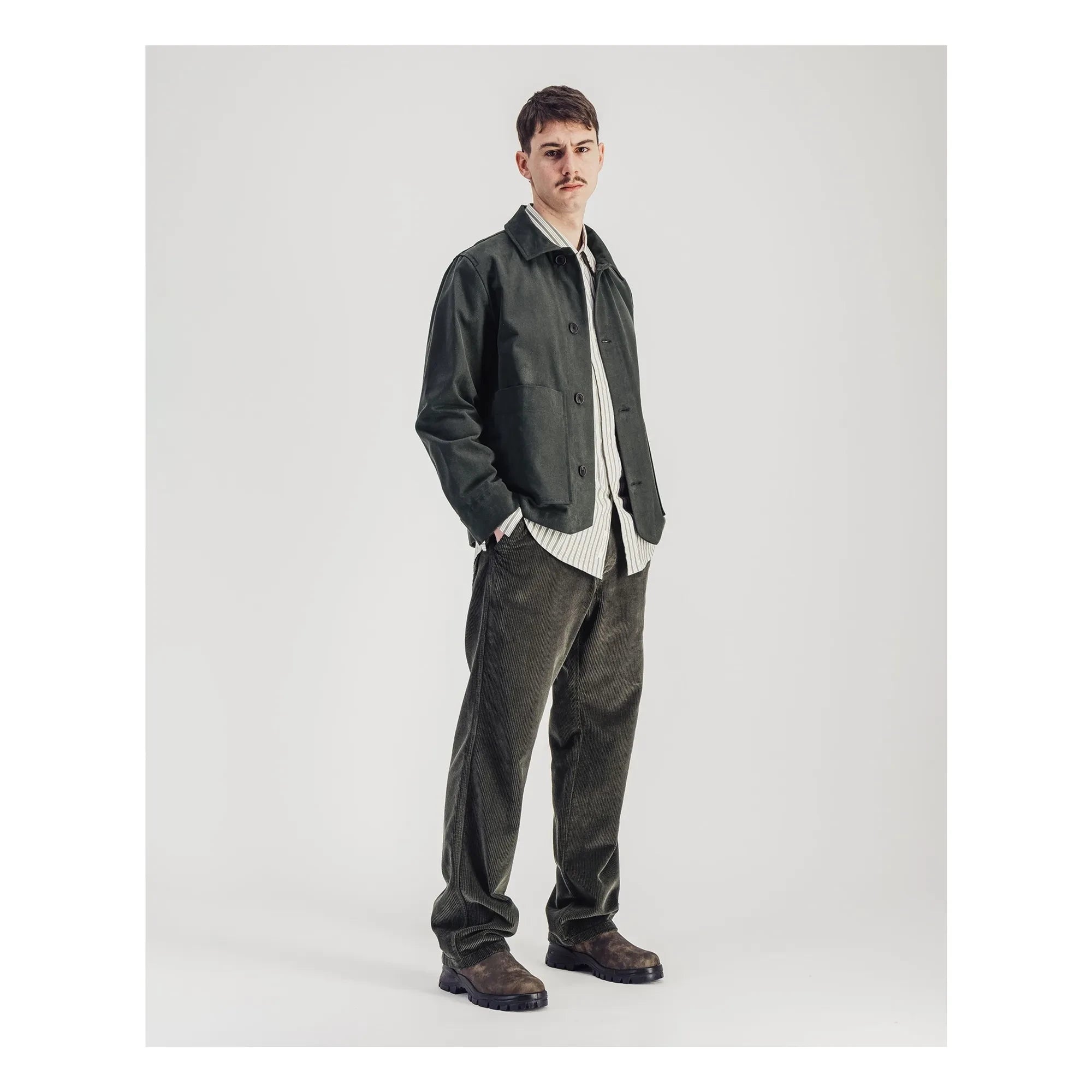 Parages - Dubliner Twill Ceket | Haki