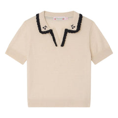 Bonpoint - Polo Lisette Wool | Ecru