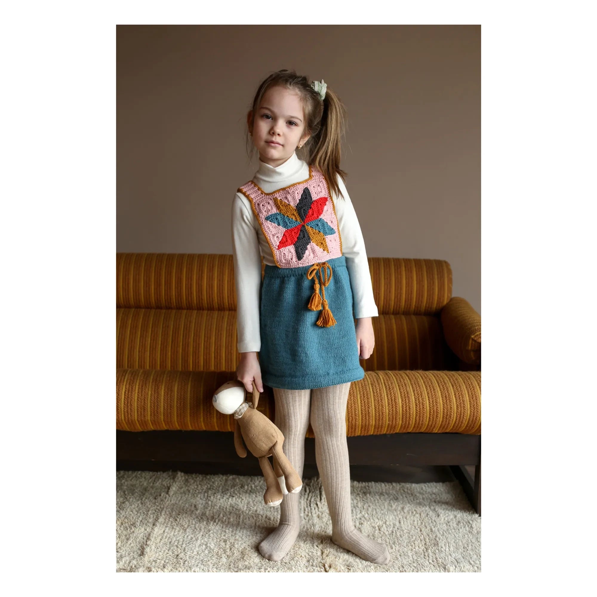 Kalinka - Linden Merino Wool Dress | Blue