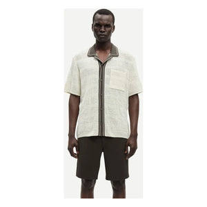 Samsoe Samsoe - Sapercy Short Sleeve Knit Shirt | White
