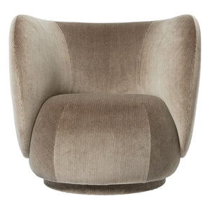 Ferm Living - Rico Velvet Armchair | Gray