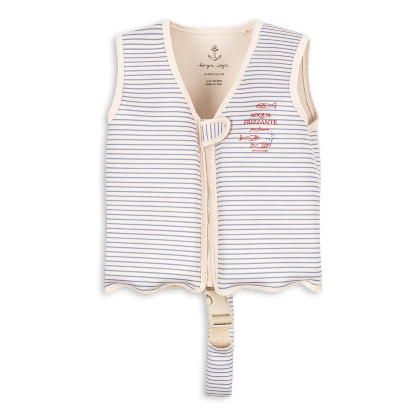 Konges Sløjd - Striped Swim Vest | Blue