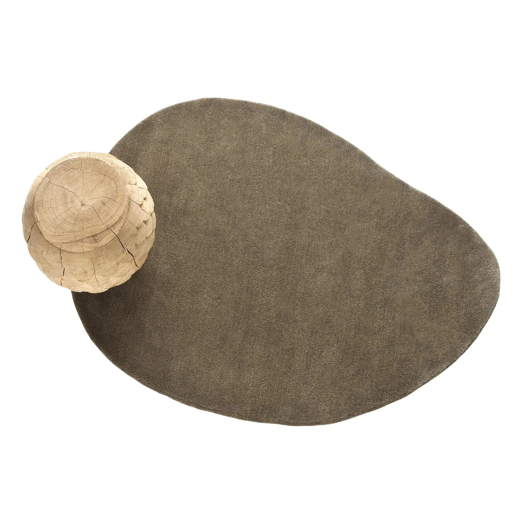 Nanimarquina - Stone Texture Rug, Diego Fortunato | Gray