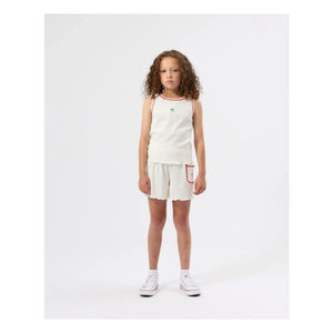 Goldie + Ace - Fitted Cotton Tank Top Apple | Ivory