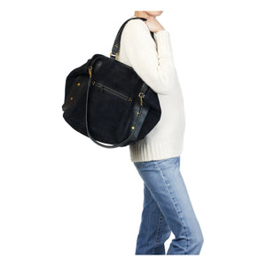 Jérôme Dreyfuss - Roger Velvet Crust Bag | Black