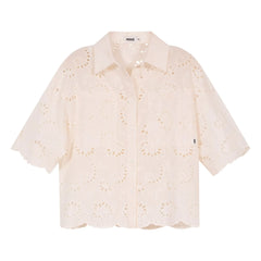 Indee - Valbelle Embroidered Shirt | White