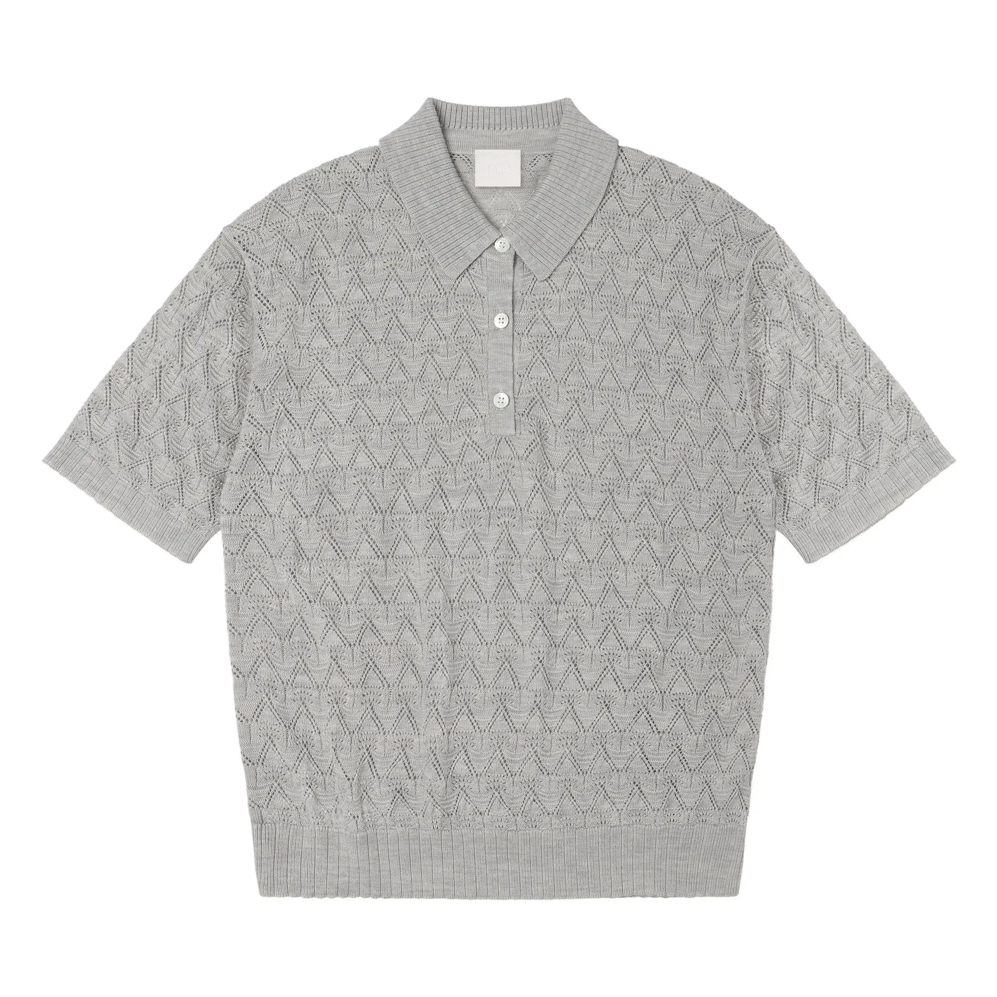 FUB - Wool Polo | Gray