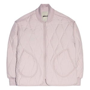 Smallable Kid - Woolen Quilted Bomber | Pale Pink