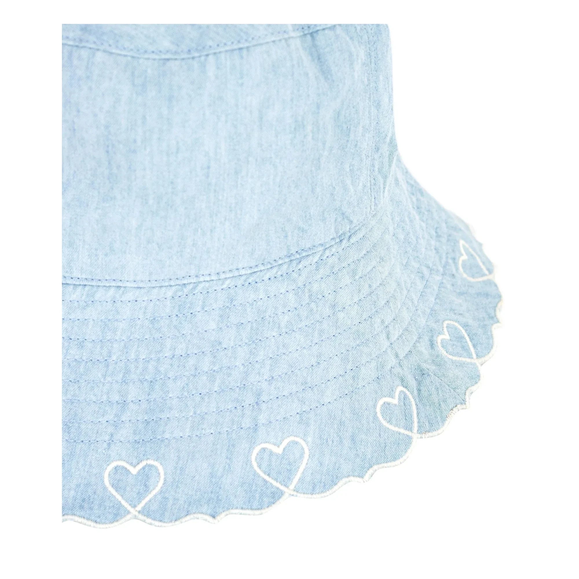 Petit Bateau - Chambray Sun Hat | Light Blue