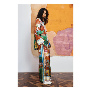 Alémais - Mlak Silk Trousers | Brown