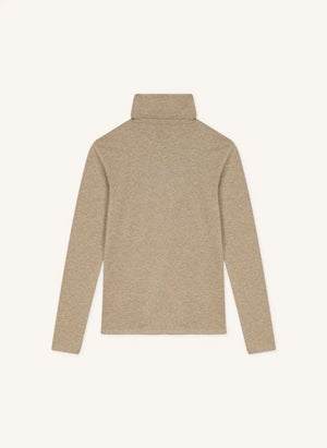 Petit Bateau - Plain turtle neck | Heather beige