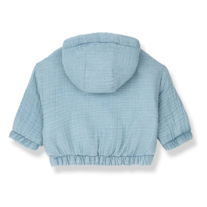1+ in the family - Imbros Denim Hooded Jacket | Light Blue
