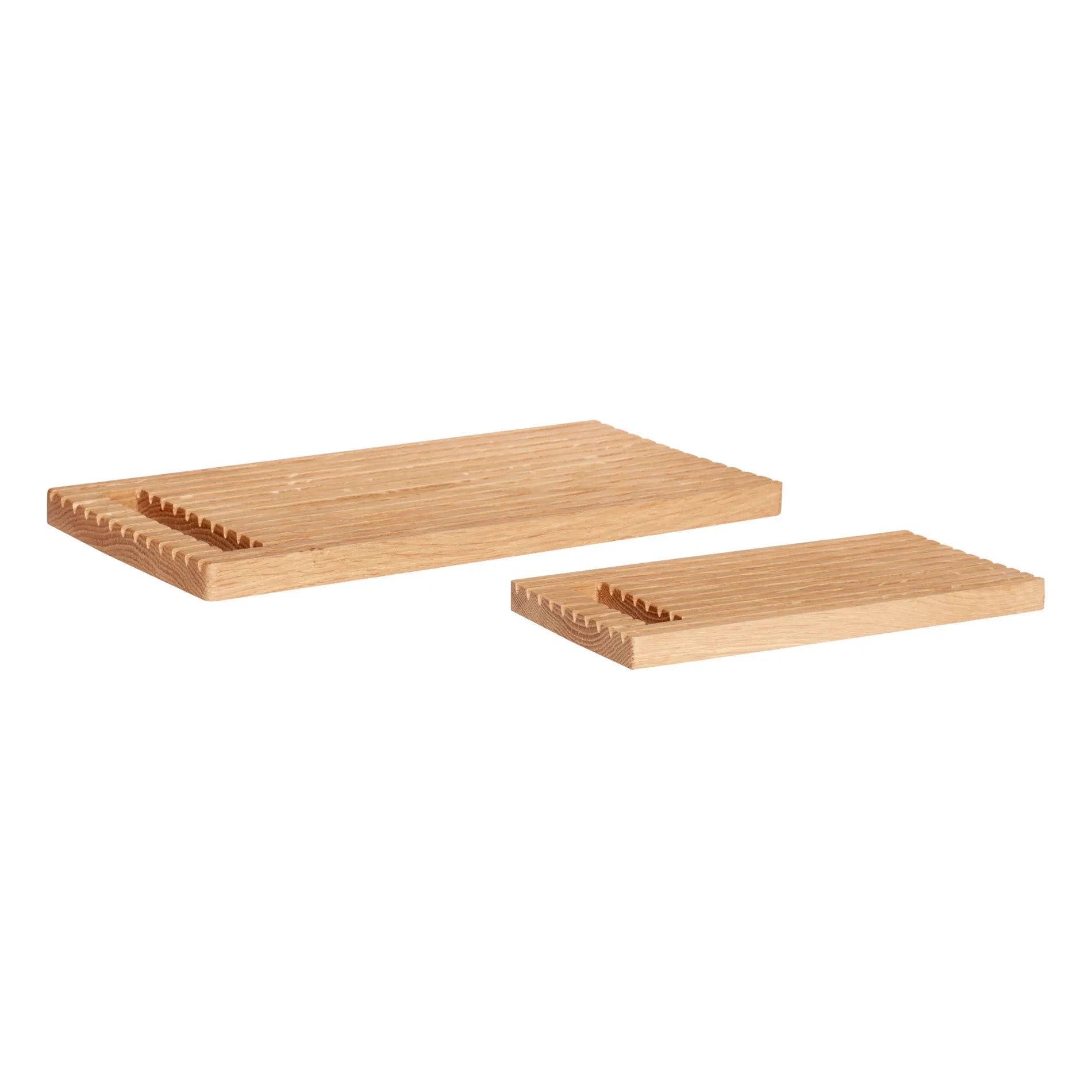 Hübsch - FSC Oak Cutting Boards - Set of 2 | Oak