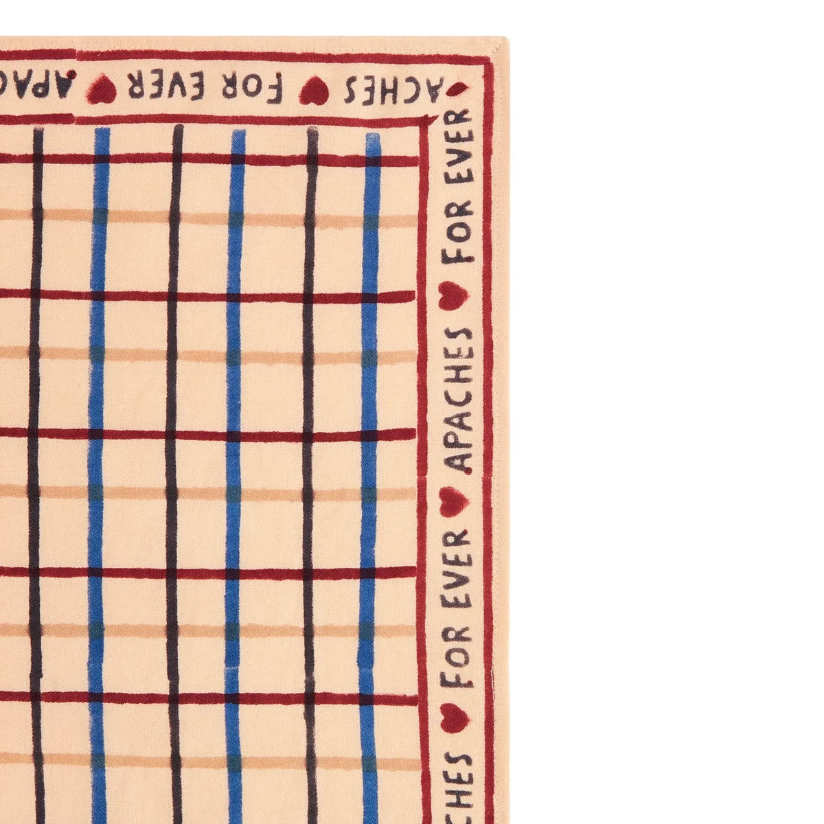 Apaches - Small Scarf Manika Checked | Beige