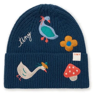 Tinycottons - Wool Mushroom Hat | Dark Blue