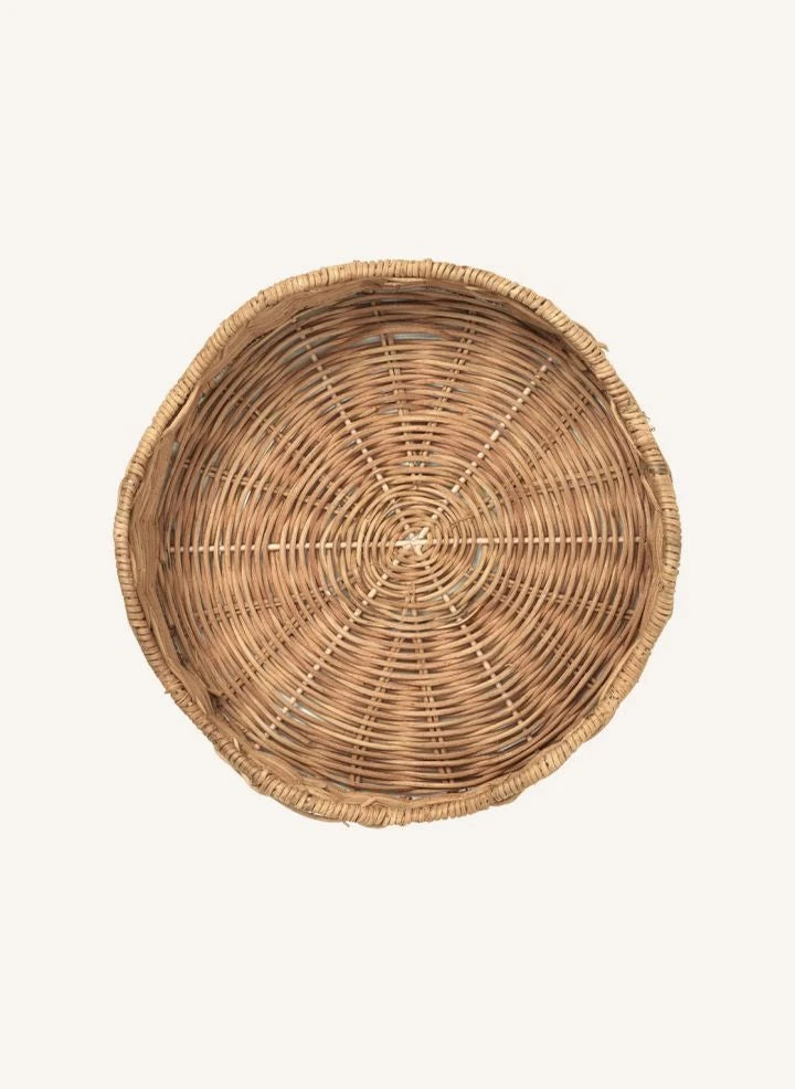 Broste Copenhagen - Lola Round Rattan Tray