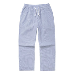 Service Works - Peach Striped Seersucker Pants | Light Blue