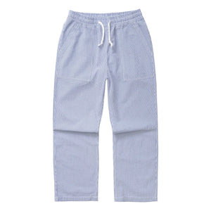 Service Works - Peach Striped Seersucker Pants | Light Blue