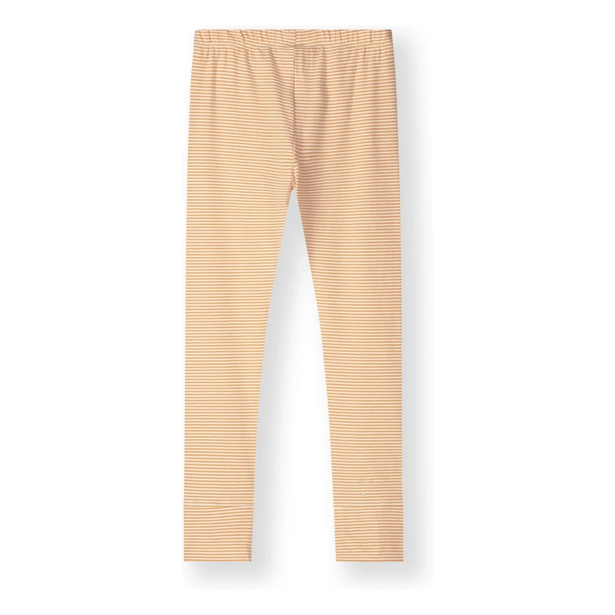 Gray Label - Striped Organic Cotton Leggings | Apricot