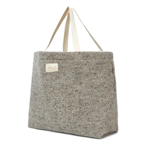 Adorna - Wool and Linen Tote Bag | Heather Grey