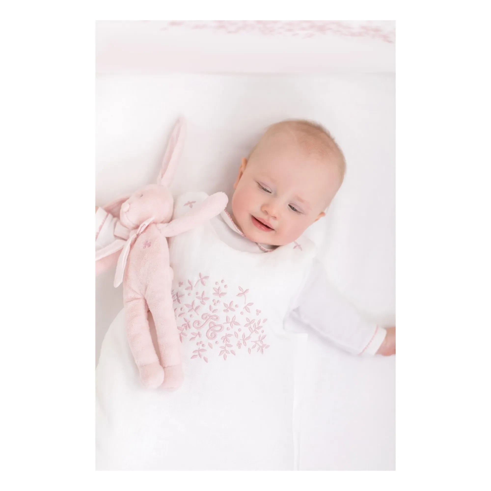Tartine et Chocolat - Augustin Super Soft Bunny Comforter | Pale Pink