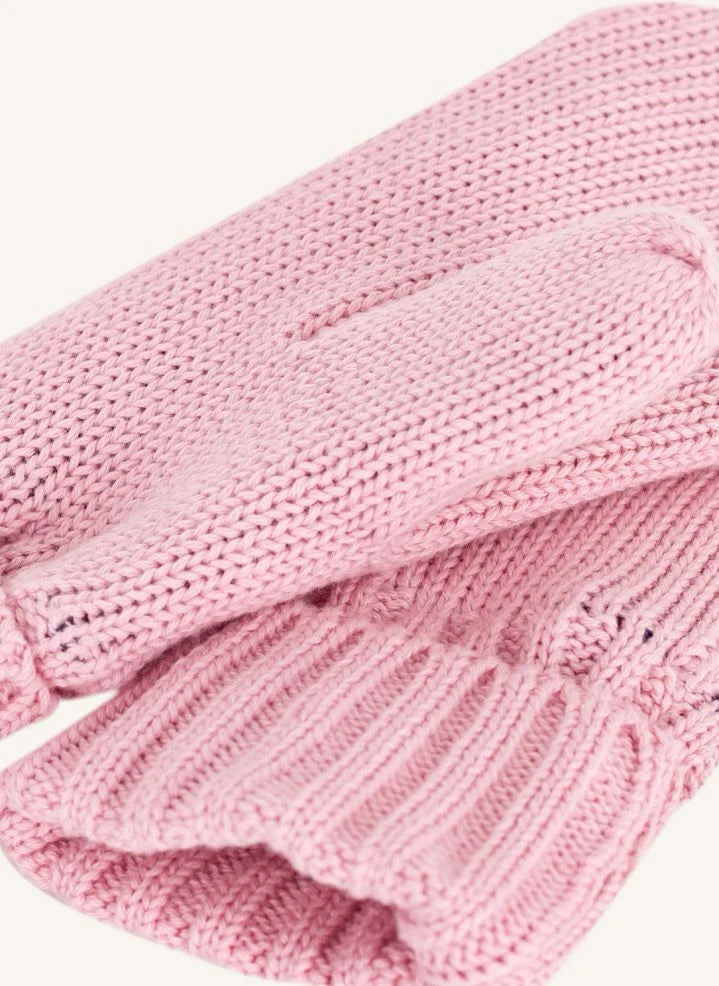 Petit Bateau - Knitted gloves | Pink