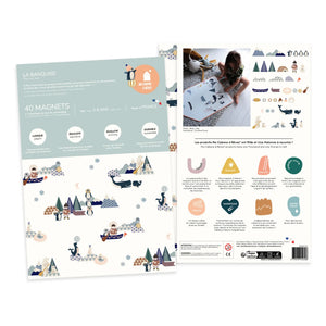 Ma Cabane à rêves - Ice Block Animal Magnets