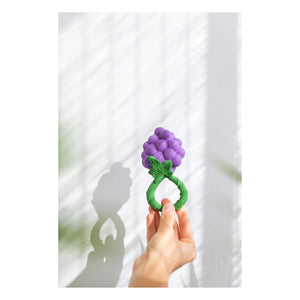 Oli & Carol - Grape Teething Rattle