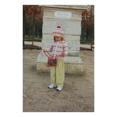 Konges Sløjd - Marlo Puantiye Organik Pamuk Pantolon | Sarı
