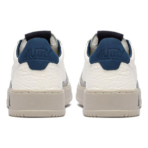 Autry - Medalist Low-Texture Leather and Suede Sneakers | Blue